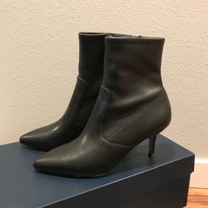 Marc Fisher zip heeled bootie